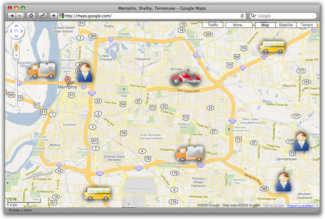 GPS Tracking Interactive Map